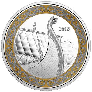 Canada / Silver Ounce 2018 Dragon's Sail - reverse photo