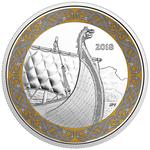Silver Ounce 2018 Dragon's Sail: Photo Coin, Canada, Silver Ounce 2018 Dragon's Sail / thumbnail