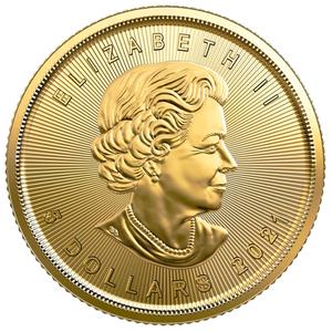 Canada / Gold Tenth-Ounce 2021 Maple Leaf - obverse photo