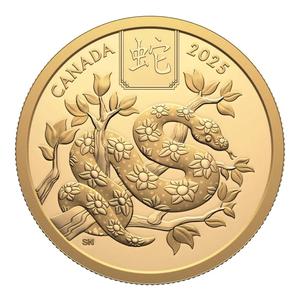 Canada / Gold Half Ounce 2025 Year of the Snake - reverse photo