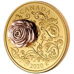Canada / Gold Ounce 2020 Queen Elizabeth II - Rose - reverse photo