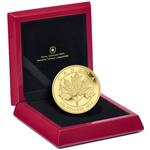 Gold Five Ounces 2012 Maple Leaf Forever: Photo Coin, Canada, Gold Five Ounces 2012 Maple Leaf Forever / thumbnail