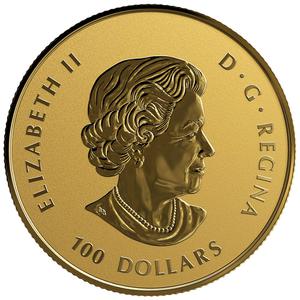 Canada / One Hundred Dollars Gold 2019 D-Day Juno Beach - obverse photo