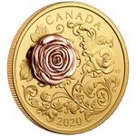 Canada / Gold Ounce 2020 Queen Elizabeth II - Rose - obverse photo