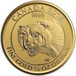 Gold Quarter Ounce 2018 Wolverine: Photo Coin, Canada, Gold Quarter Ounce 2018 Wolverine / thumbnail