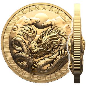 Canada / Gold Six Ounces 2024 Year of the Dragon - reverse photo