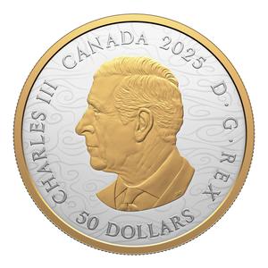 Canada / Silver Five Ounces 2025 Water Dragon - obverse photo
