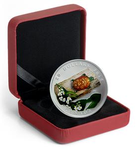 Canada / Silver Ounce 2015 Venetian Glass Turtle - obverse photo