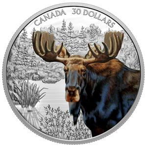 Canada / Silver Two Ounces 2020 Moose - reverse photo
