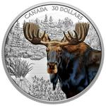 Silver Two Ounces 2020 Moose: Photo Coin, Canada, Silver Two Ounces 2020 Moose / thumbnail