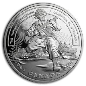 Canada / Silver Ounce 2019 The Normandy Campaign - reverse photo