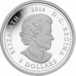 Canada / Five Dollars 2014 Princess to Monarch - obverse photo