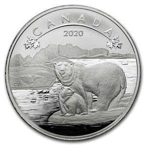Canada / Silver Half Ounce 2020 Polar Bears - reverse photo