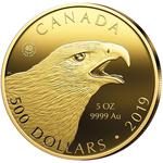 Gold Five Ounces 2019 Golden Eagle: Photo Coin, Canada, Gold  Five Ounces 2019 Golden Eagle / thumbnail