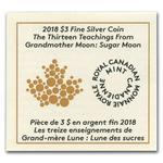 Silver Quarter Ounce 2018 The Thirteen Teachings: Photo Coin, Canada, Silver Quarter Ounce 2018 The Thirteen Teachings / thumbnail