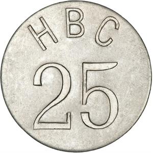 Canada / Twenty-five Cents Token 1964 Hudson Bay Company - reverse photo