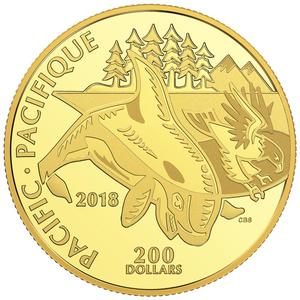 Canada / Gold Ounce 2018 The Pacific - reverse photo