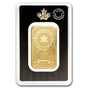 Canada / Gold Ounce Bar - Royal Canadian Mint - reverse photo