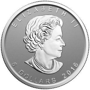 Canada / Silver Ounce 2016 Peregrine Falcon - obverse photo