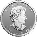 Silver Ounce 2016 Peregrine Falcon: Photo Coin, Canada, Silver Ounce 2016 Peregrine Falcon / thumbnail