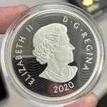 Silver Two Ounces 2020 Moose: Photo Coin, Canada, Silver Two Ounces 2020 Moose / thumbnail