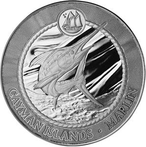 Cayman Islands / Silver Ounce 2025 Marlin - reverse photo