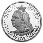 Twenty-five Dollars Silver 1977 Six Queens: Photo Coin, Cayman Islands, Twenty-five Dollars Silver 1977 Six Queens / thumbnail