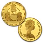 Twenty-five Dollars Silver 1980 Kings of England: Photo Coin, Cayman Islands, Twenty-five Dollars Silver 1980 Kings of England / thumbnail