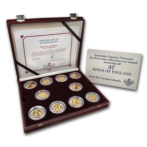 Cayman Islands / Twenty-five Dollars Silver 1980 Kings of England - reverse photo