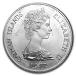 Twenty-five Dollars Silver 1972 Silver Wedding: Photo Coin, Cayman Islands, Twenty-five Dollars Silver 1972 Silver Wedding / thumbnail