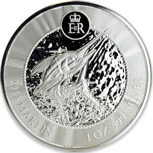 Cayman Islands / Silver Ounce 2018 Marlin - reverse photo