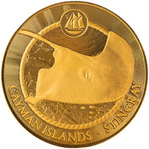 Cayman Islands / Gold Ounce 2025 Stingray - reverse photo