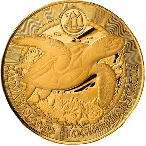 Cayman Islands / Gold Ounce 2025 Loggerhead Turtle - reverse photo