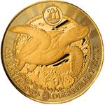 Gold Ounce 2025 Loggerhead Turtle: Photo 2025 Cayman Islands | Loggerhead Turtle 1 oz Gold Coin / thumbnail