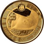 Cayman Islands / Gold Ounce 2023 Stingray - reverse photo