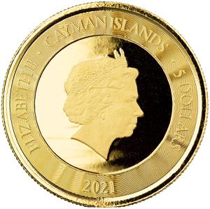Cayman Islands / Gold Ounce 2021 Marlin - obverse photo