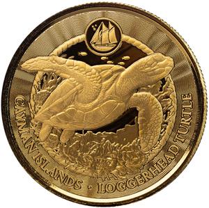 Cayman Islands / Gold Ounce 2024 Loggerhead Turtle - reverse photo