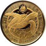 Cayman Islands / Gold Ounce 2024 Loggerhead Turtle - reverse photo