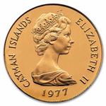 Twenty-five Dollars Silver 1977 Six Queens: Photo Coin, Cayman Islands, Twenty-five Dollars Silver 1977 Six Queens / thumbnail