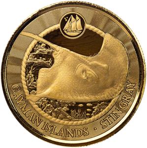 Cayman Islands / Gold Ounce 2024 Stingray - reverse photo