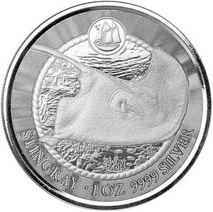 Cayman Islands / Silver Ounce 2023 Stingray - reverse photo