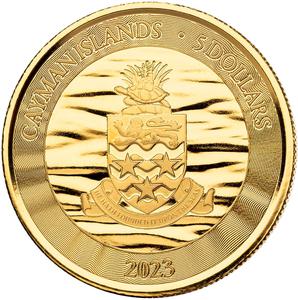 Cayman Islands / Gold Ounce 2023 Loggerhead Turtle - obverse photo