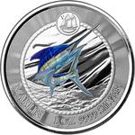 Cayman Islands / Silver Ounce 2023 Marlin / Coloured Reverse - reverse photo