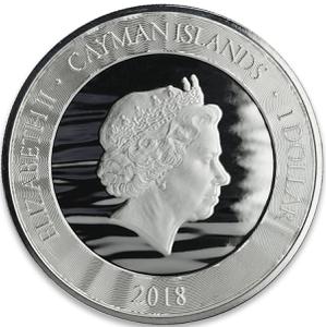 Cayman Islands / Silver Ounce 2018 Marlin - obverse photo