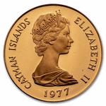 Twenty-five Dollars Silver 1977 Six Queens: Photo Coin, Cayman Islands, Twenty-five Dollars Silver 1977 Six Queens / thumbnail