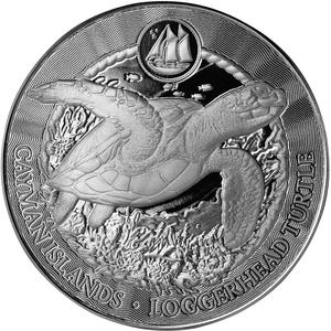 Cayman Islands / Silver Ounce 2025 Loggerhead Turtle - reverse photo