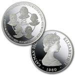Twenty-five Dollars Silver 1980 Kings of England: Photo Coin, Cayman Islands, Twenty-five Dollars Silver 1980 Kings of England / thumbnail
