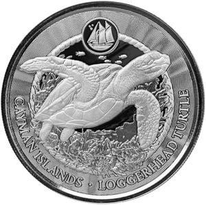 Cayman Islands / Silver Ounce 2024 Loggerhead Turtle - reverse photo