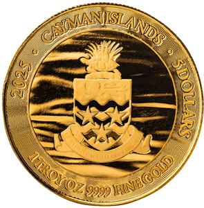 Cayman Islands / Gold Ounce 2025 Stingray - obverse photo