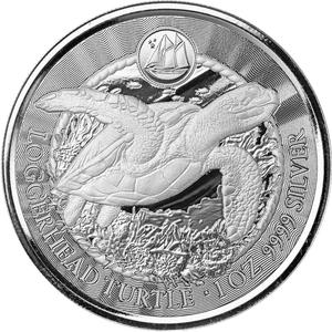 Cayman Islands / Silver Ounce 2023 Loggerhead Turtle - reverse photo